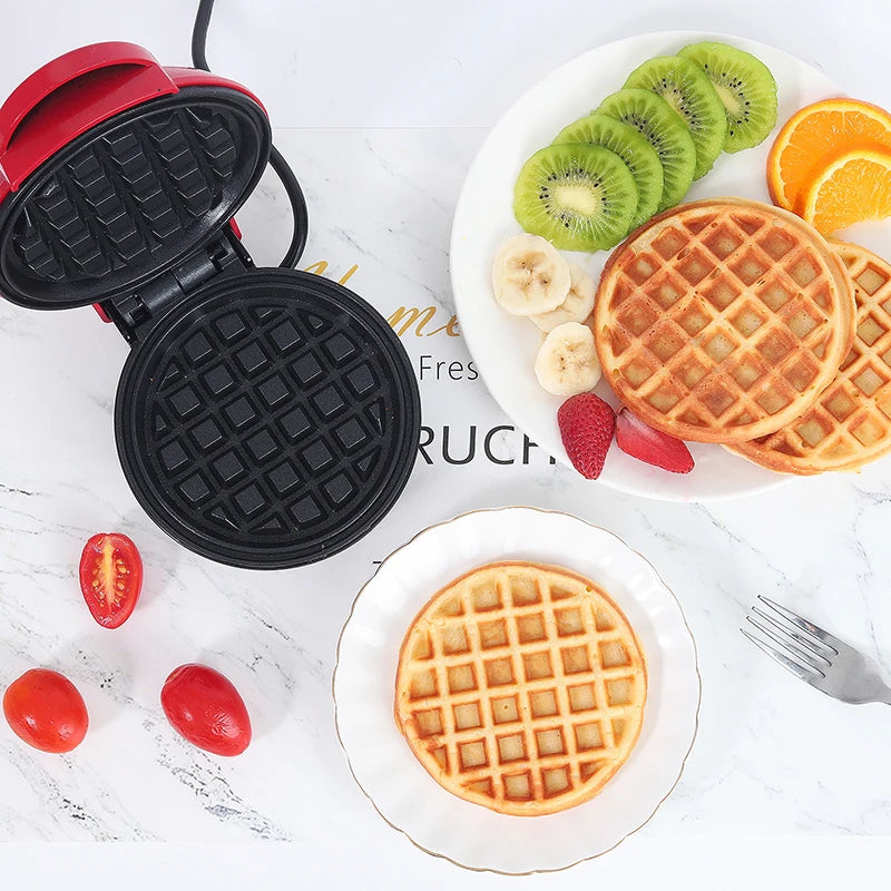 Electric Mini Waffles Maker Machine Kitchen Cooking Appliance for Breakfast / Dessert Pot
