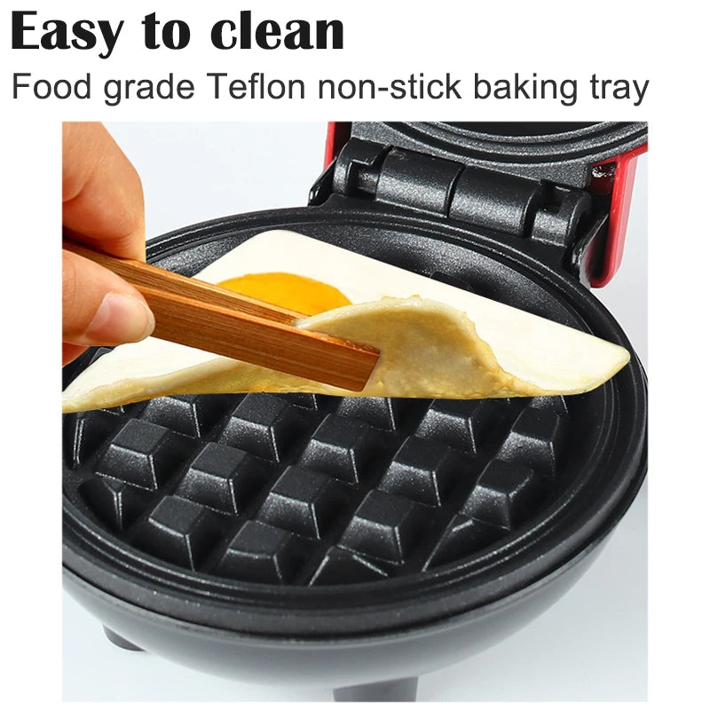 Electric Mini Waffles Maker Machine Kitchen Cooking Appliance for Breakfast / Dessert Pot