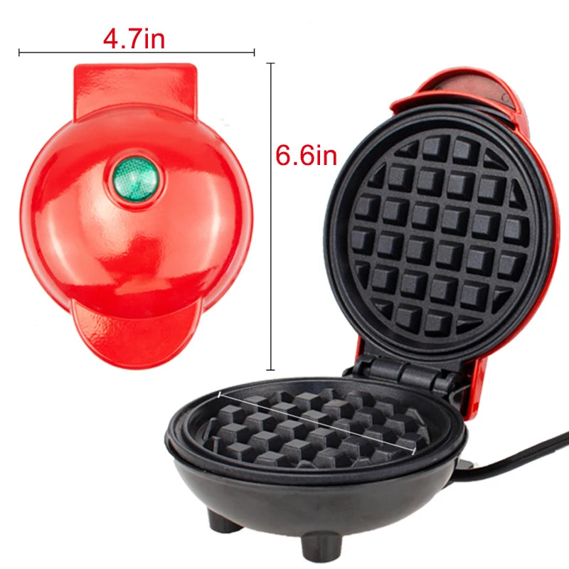 Electric Mini Waffles Maker Machine Kitchen Cooking Appliance for Breakfast / Dessert Pot