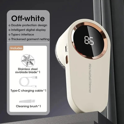 Lint Remover for Clothing LED Digital Electric USB