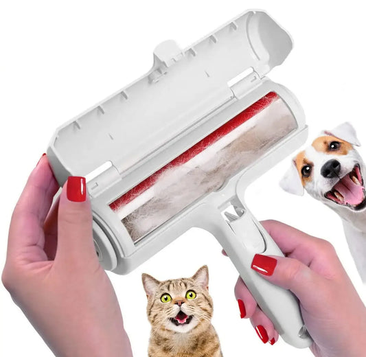 Pet Hair Remover Roller - Self-Cleaning Base