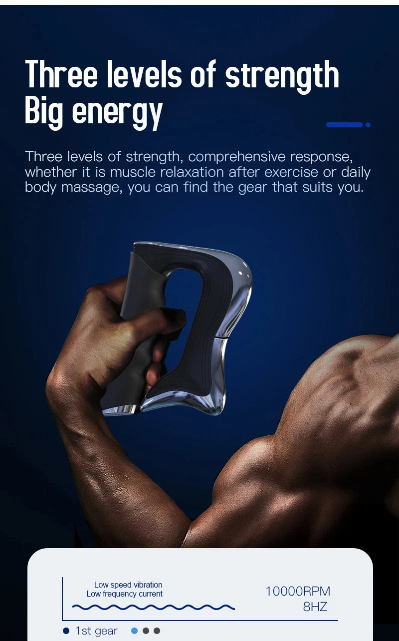 Electric Fascia Massage Blade - Muscle Relaxation & Body Contouring Vibrating Tool