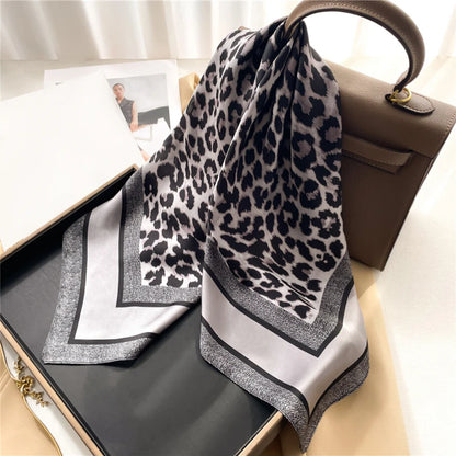Neckerchief Female Luxury Square Scarf
