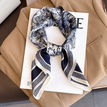 Neckerchief Female Luxury Square Scarf